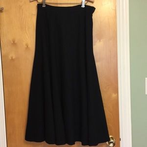 Jones New York Black Wool Skirt